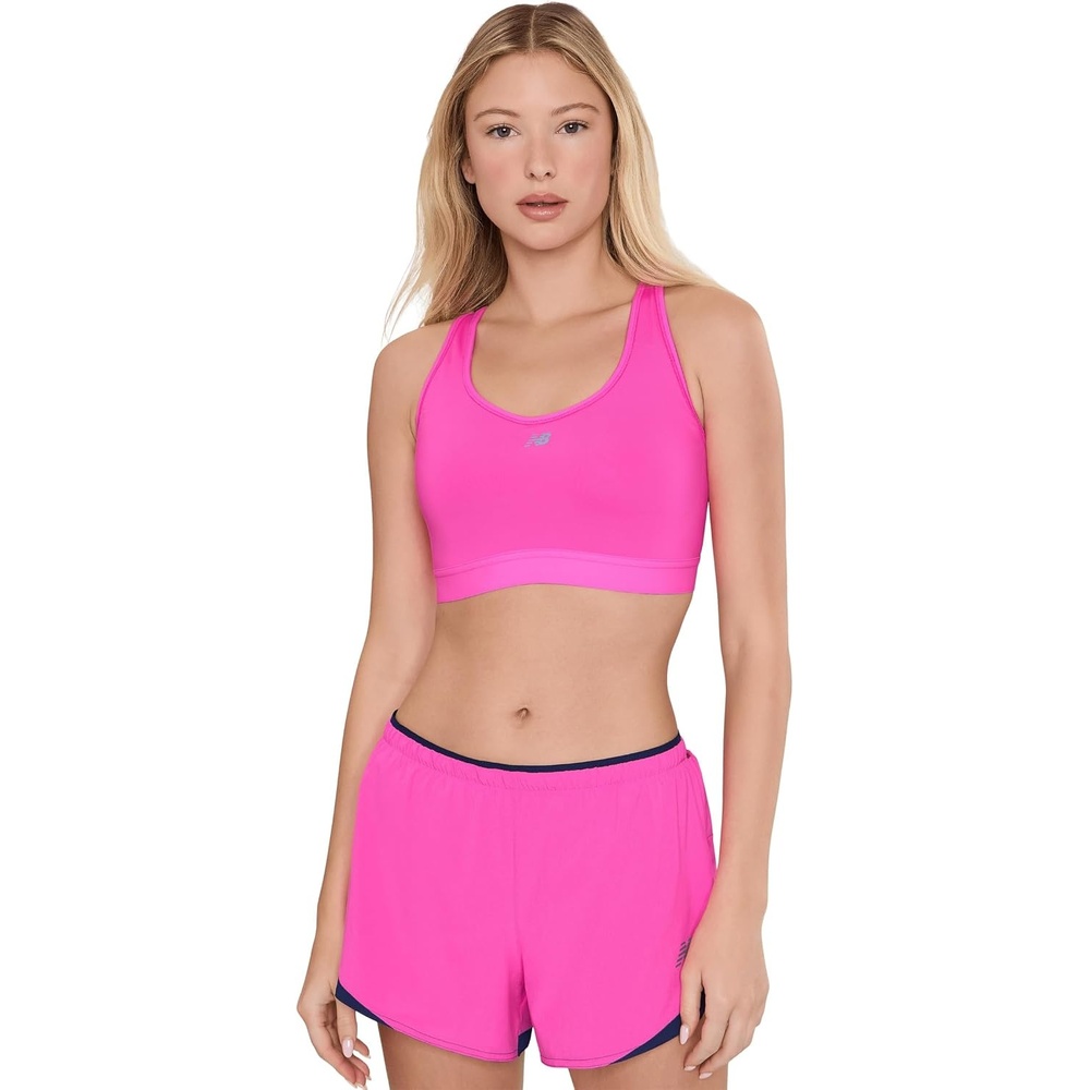 image:imageNew Balance Womens NB Essential Run BraPink Heat