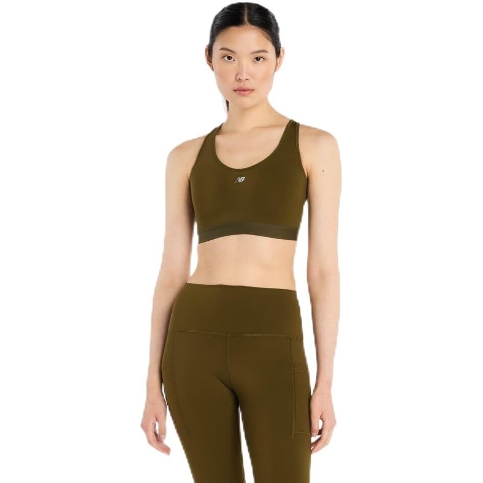 image:imageNew Balance Womens NB Essential Run BraWoodland
