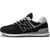 New Balance 574 Unisex Shoes | Casual Shoes(Black/White)