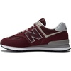 New Balance 574 Unisex Shoes | Casual Shoes(Burgundy/White)