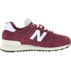 New Balance 574 Unisex Shoes | Casual Shoes(Classic Crimson/White/Angora)