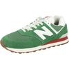 New Balance 574 Unisex Shoes | Casual Shoes(Varsity Green/Velocity Red)