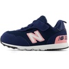 New Balance Baby-Boys 515 New-b Hook & Loop | Casual Shoes(Nb Navy/Double Bubble)
