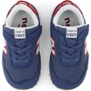 New Balance Baby-Boys 515 New-b Hook & Loop | Casual Shoes(Nb Navy/Podium Red)