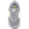 New Balance Baby-Boys 515 New-b Hook & Loop | Casual Shoes(Slate Grey/Punch Yellow)