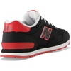 New Balance Kids 515 (Big Kid) | Casual Shoes(Black/True Red)
