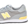 New Balance Kids 515 (Big Kid) | Casual Shoes(Slate Grey/Punch Yellow)