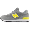 New Balance Kid’s 515 Lace Sneaker (Little Kid) | Casual Shoes(Slate Grey/Punch Yellow)