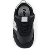 New Balance Kids’ 515 New-b Hook & Loop(Black/Aluminum Grey)