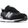 New Balance Kids’ 515 New-b Hook & Loop(Black/Aluminum Grey)