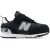 New Balance Kids’ 515 New-b Hook & Loop(Black/Aluminum Grey)