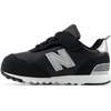 New Balance Kids’ 515 New-b Hook & Loop(Black/Aluminum Grey)