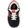 New Balance Kids’ 515 New-b Hook & Loop(Black/True Red)