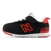 New Balance Kids’ 515 New-b Hook & Loop(Black/True Red)