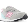 New Balance Kids’ 515 New-b Hook & Loop(Rain Cloud/Reflection/Signal Pink)