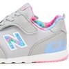 New Balance Kids’ 515 New-b Hook & Loop(Rain Cloud/Signal Pink/Electric Sky)