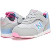 New Balance Kids’ 515 New-b Hook & Loop(Rain Cloud/Signal Pink/Electric Sky)