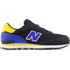New Balance Kids’ 515 V1 Hook and Loop Sneaker(Black/Blue Gemstone)