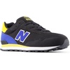 New Balance Kids’ 515 V1 Hook and Loop Sneaker(Black/Blue Gemstone)