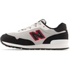New Balance Kids’ 515 V1 Hook and Loop Sneaker(Black/True Red)