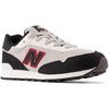 New Balance Kids’ 515 V1 Hook and Loop Sneaker(Black/True Red)