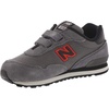 New Balance Kids’ 515 V1 Hook and Loop Sneaker(Castlerock/Velocity Red)