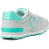 New Balance Kids’ 515 V1 Hook and Loop Sneaker(Concrete/Cyber Jade/0)