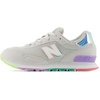 New Balance Kids’ 515 V1 Hook and Loop Sneaker(Grey Matter/Lilac Glo)