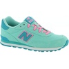 New Balance Kids’ 515 V1 Hook and Loop Sneaker(Light Tidepool/Neon Aqua Blue)
