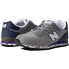 New Balance Kids’ 515 V1 Hook and Loop Sneaker(Marblehead/Black Plum)