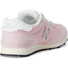 New Balance Kids’ 515 V1 Hook and Loop Sneaker(Mid Century Pink/White)
