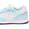 New Balance Kids’ 515 V1 Hook and Loop Sneaker(Oxford Blue/Shell Pink)