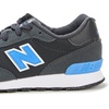 New Balance Kids’ 515 V1 Hook and Loop Sneaker(Phantom/Blue Bird)