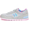 New Balance Kids’ 515 V1 Hook and Loop Sneaker(Rain Cloud/Signal Pink/Electric Sky)
