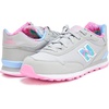 New Balance Kids’ 515 V1 Hook and Loop Sneaker(Rain Cloud/Signal Pink/Electric Sky)