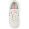 New Balance Kids’ 515 V1 Hook and Loop Sneaker(Sea Salt/Signal Pink)