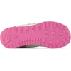 New Balance Kids’ 515 V1 Hook and Loop Sneaker(Sea Salt/Signal Pink)