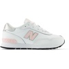New Balance Kids’ 515 V1 Hook and Loop Sneaker(White)
