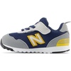 New Balance Kids’ 515 V1 Hook and Loop Sneakers(Nb Navy/Slate Grey)