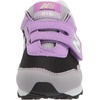New Balance Kids’ 515 V1 Lace-up Sneaker(Black/Heliotrope)