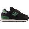New Balance Kids’ 515 V1 Lace-up Sneaker(Black/Jade)