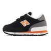 New Balance Kids’ 515 V1 Lace-up Sneaker(Black/Vibrant Orange)