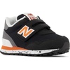 New Balance Kids’ 515 V1 Lace-up Sneaker(Black/Vibrant Orange)