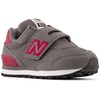 New Balance Kids’ 515 V1 Lace-up Sneaker(Castlerock/Crimson)