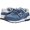 New Balance Kids’ 515 V1 Lace-up Sneaker(Natural Indigo/Deep Porcelain Blue/Rain Cloud)