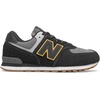 New Balance Kid’s 574 V1 Classic Lace-Up Sneaker (Big Kid)(Black/Aspen)