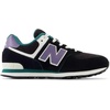 New Balance Kid’s 574 V1 Classic Lace-Up Sneaker (Big Kid)(Black/Mercury/Vintage Teal)