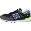 New Balance Kid’s 574 V1 Classic Lace-Up Sneaker (Big Kid)(Black/Royal Blue)