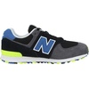 New Balance Kid’s 574 V1 Classic Lace-Up Sneaker (Big Kid)(Black/Royal Blue)