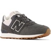 New Balance Kid’s 574 V1 Classic Lace-Up Sneaker (Big Kid)(Blacktop/Sea Salt)